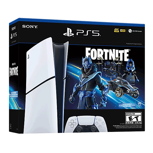 Sony Playstation 5 Slim Digital Version Console - Fortnite Bundle