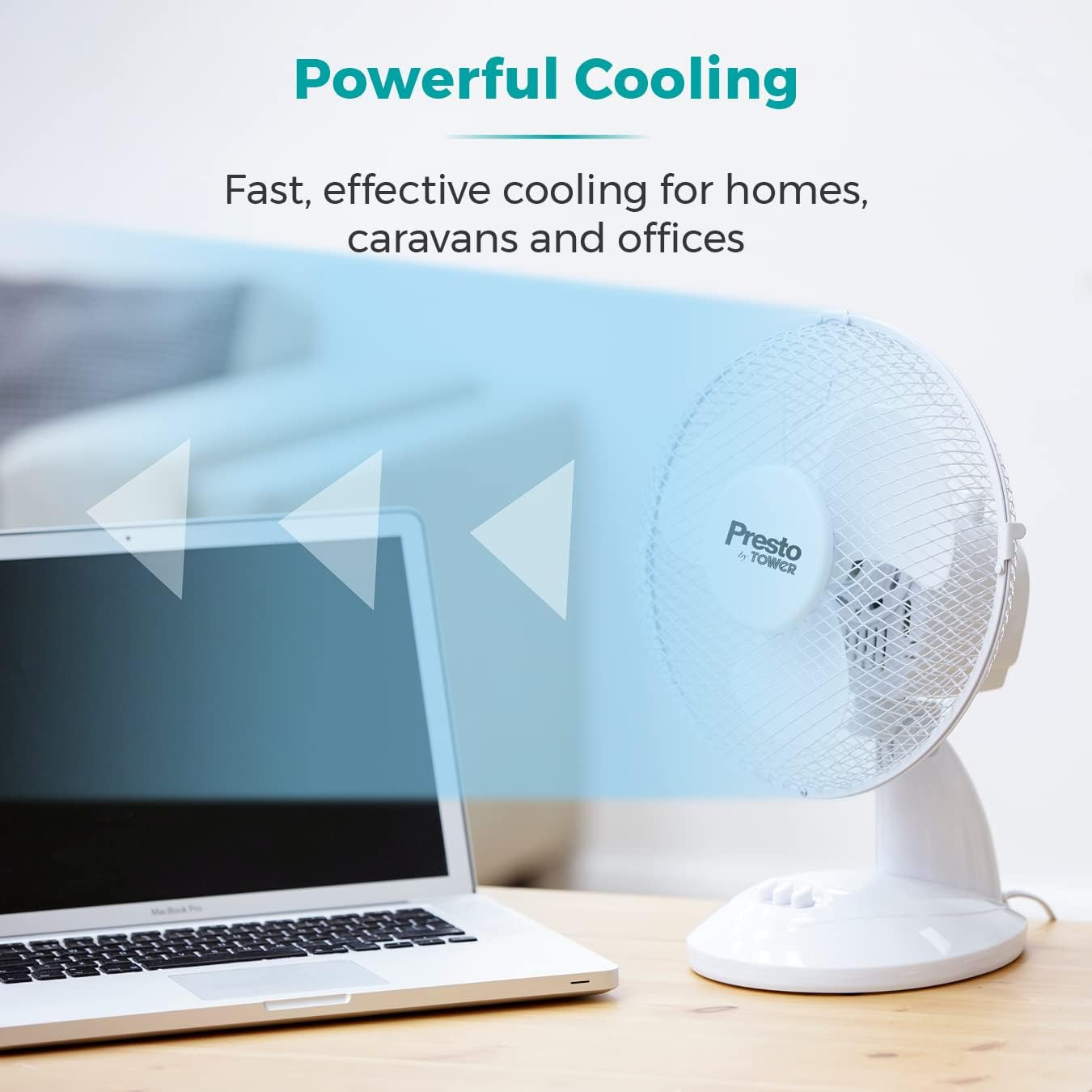 Ventilador de escritorio Tower Presto de 9
