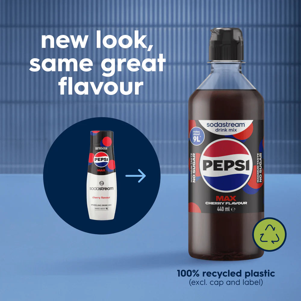 Sodastream Pepsi Max Cherry Flavour 440ML