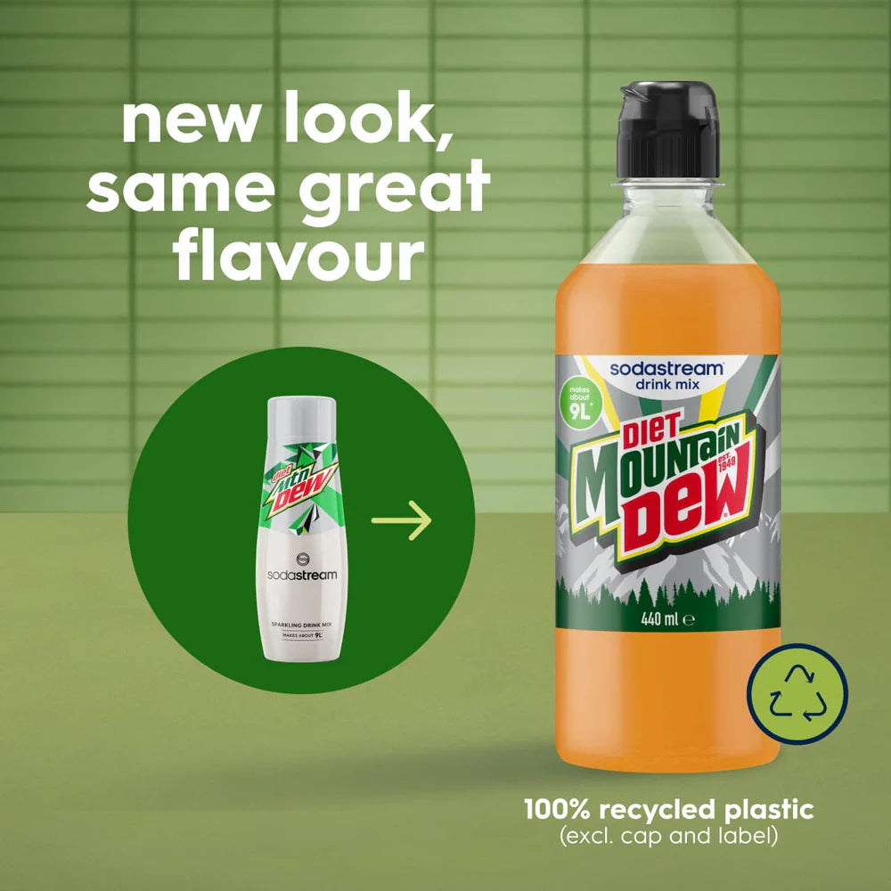 SodaStream Diet MTN DEW Zero Sugar Syrup Mix 440ml