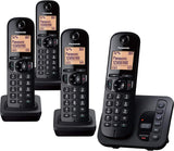 Panasonic Quad Cordless Digital Phone With Answering Machine - KXTGC224