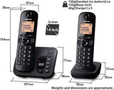 Panasonic Quad Cordless Digital Phone With Answering Machine - KXTGC224