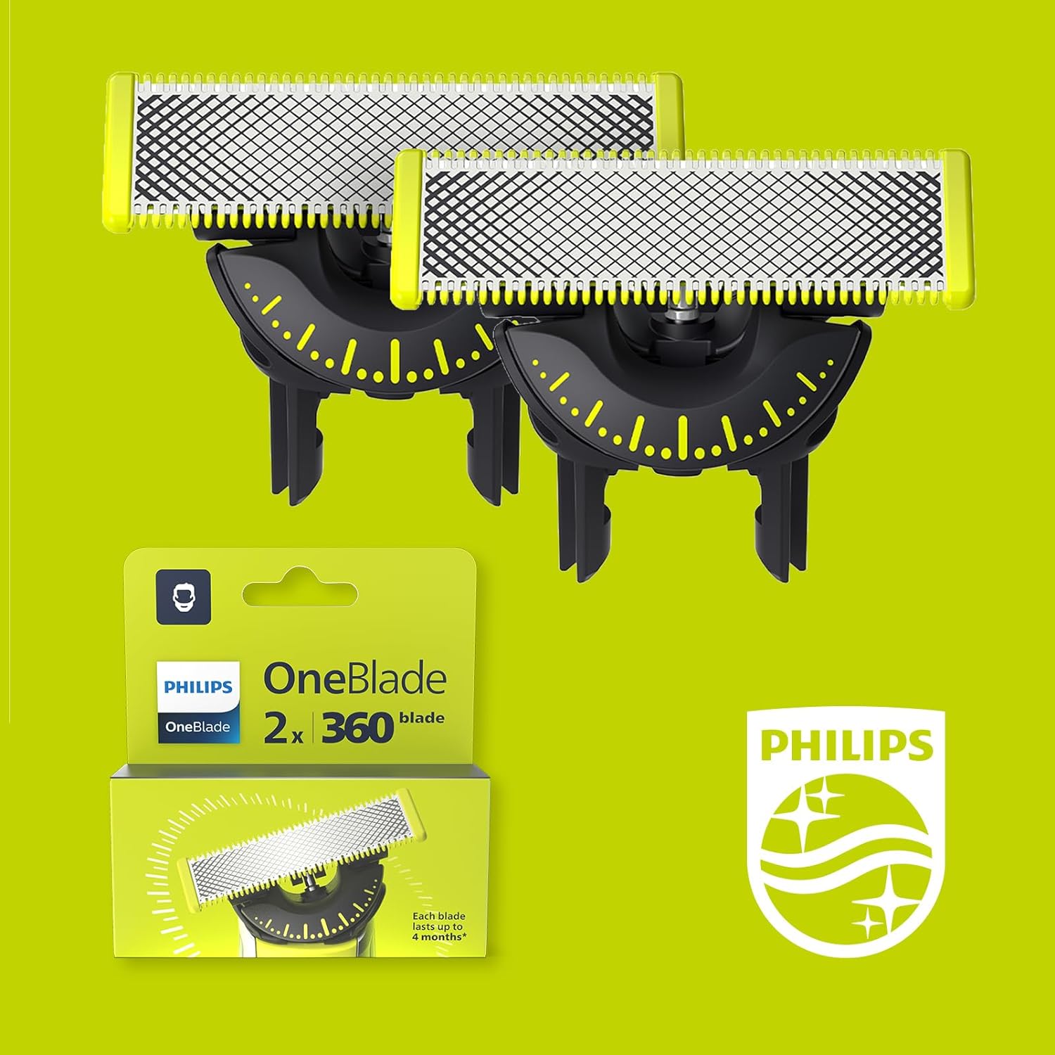Cuchillas de repuesto Philips OneBlade x 2 - QP420-50