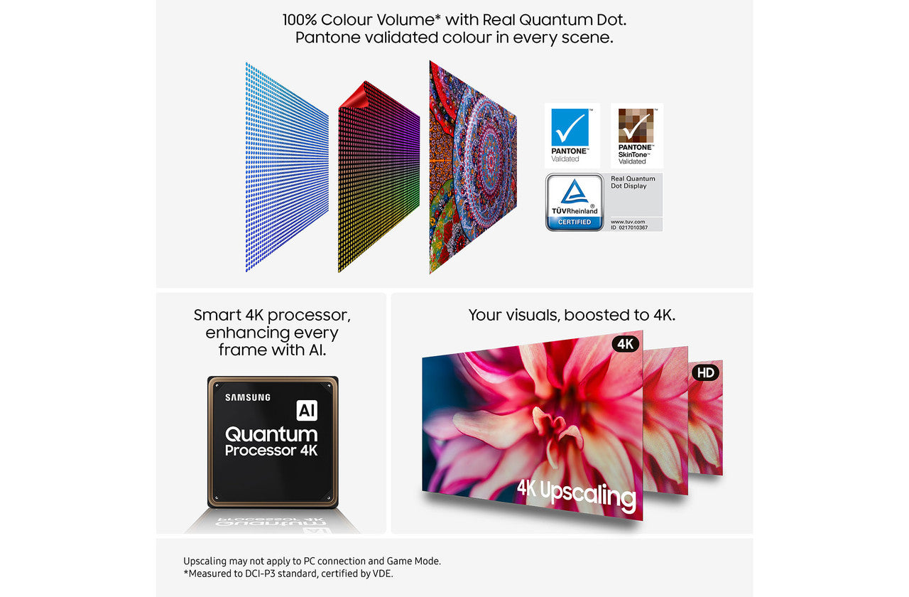 Samsung 43" QLED 4K Ultra HD HDR Smart TV - QE43Q7FA