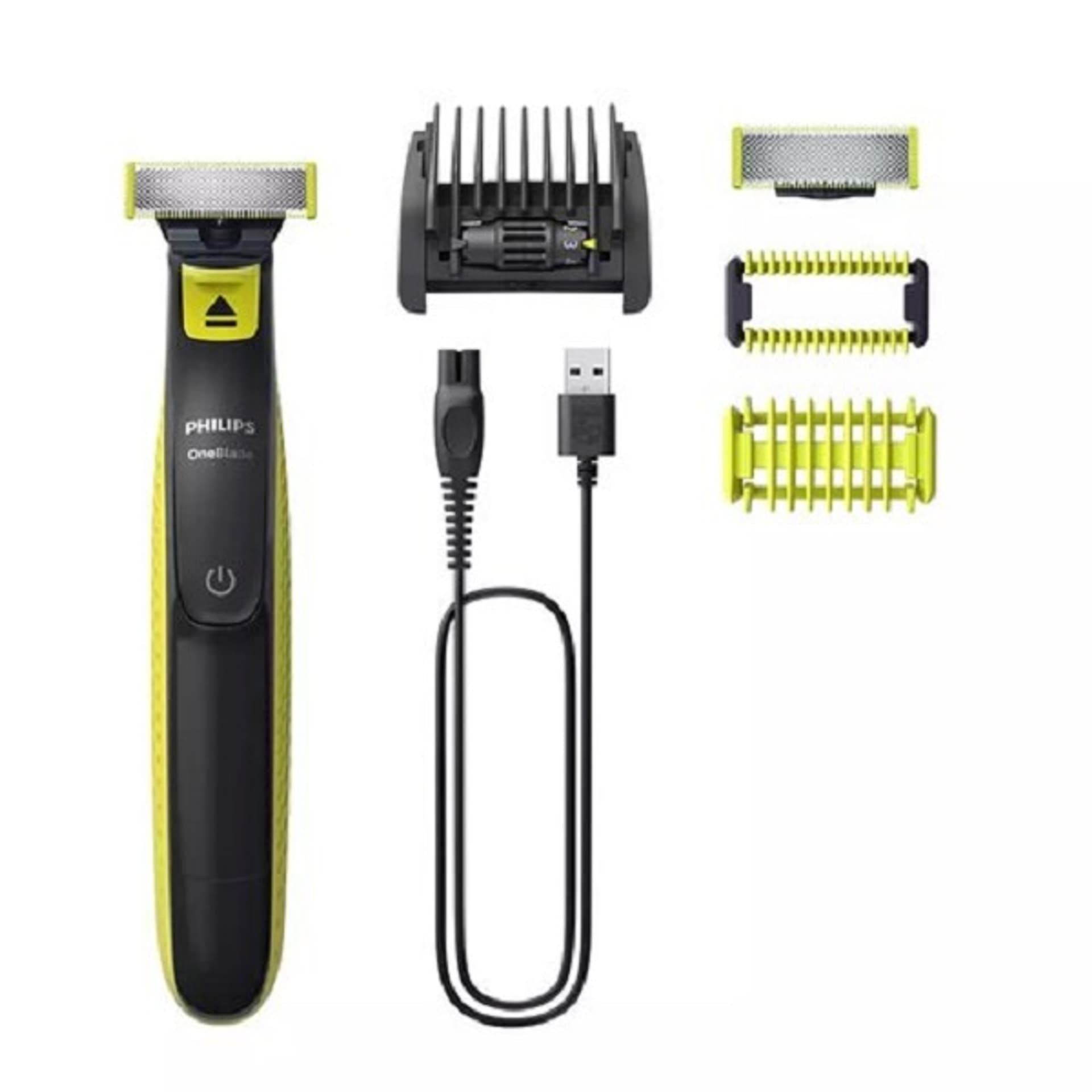 Afeitadora y recortadora Philips OneBlade 360 ​​Flexible 5 en 1 para rostro y cuerpo - QP2824/20