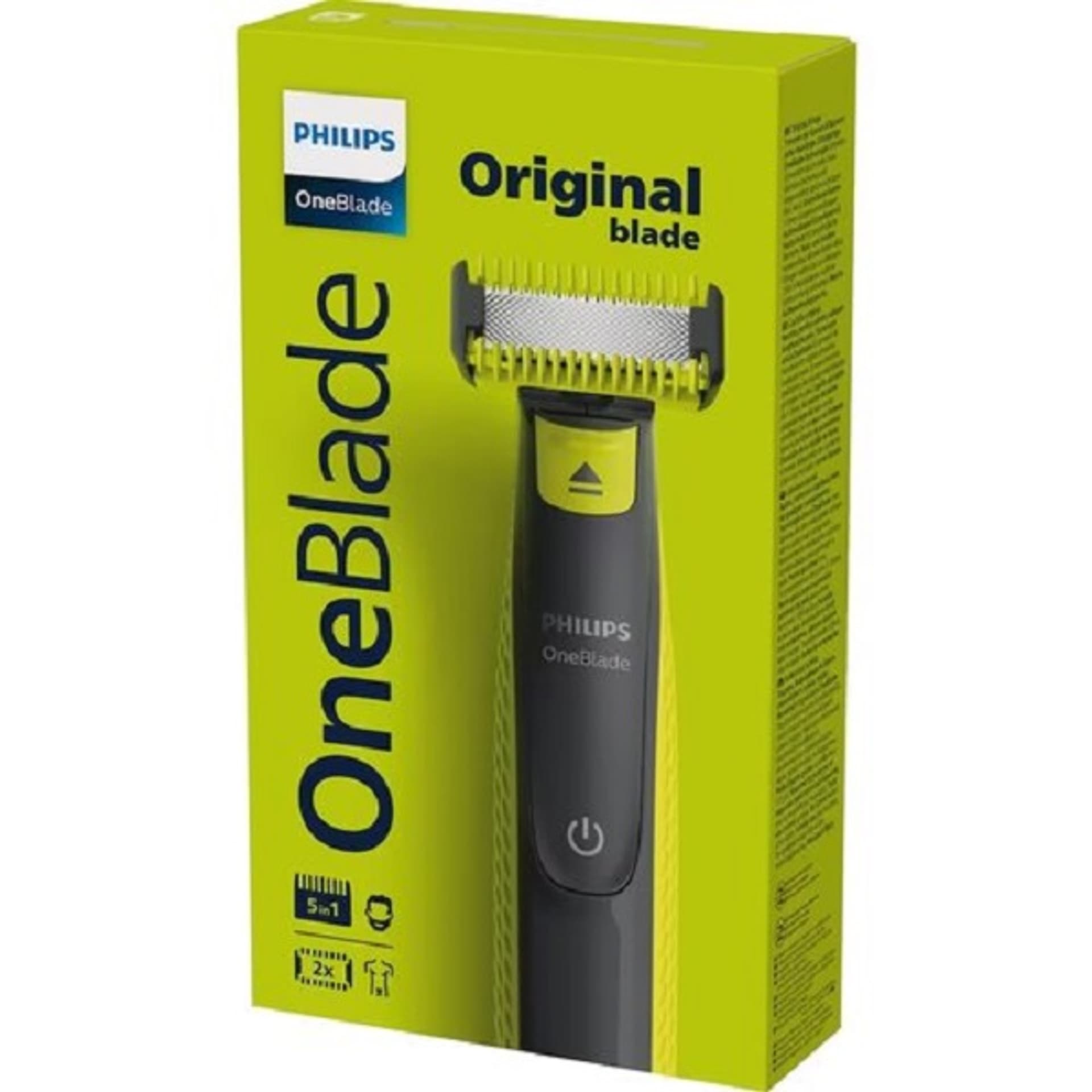 Afeitadora y recortadora Philips OneBlade 360 ​​Flexible 5 en 1 para rostro y cuerpo - QP2824/20