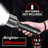 REHKITTZ Torch Led Torches Super Bright 3000 Lumens