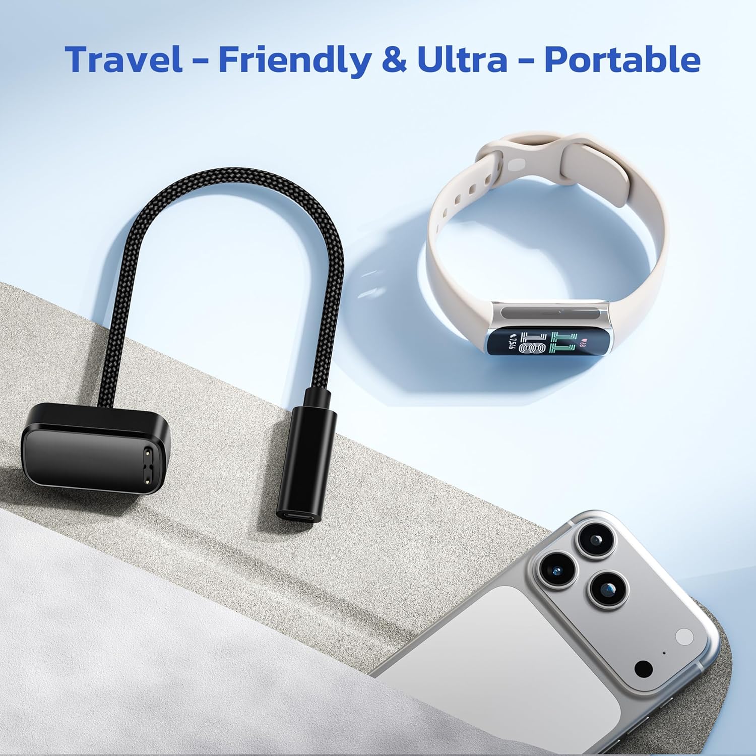 Ruxely Charger for Fitbit