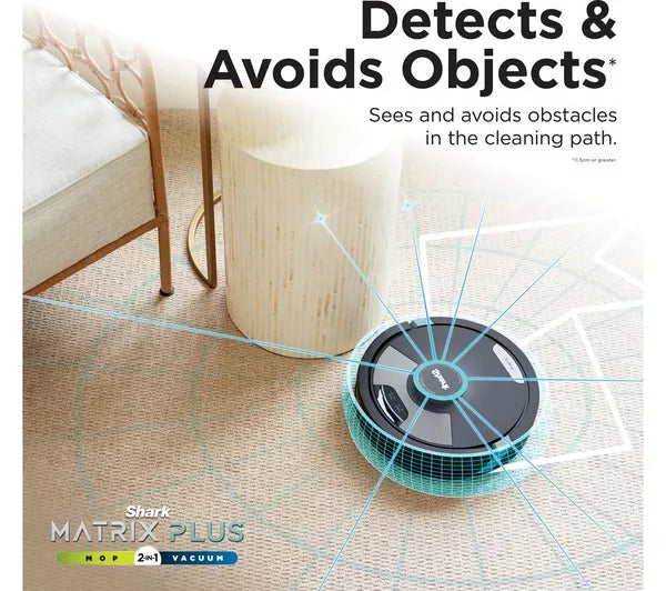 Aspirateur et laveur robot 2-en-1 Shark Matrix Plus à vidage automatique | RV2620WAUK