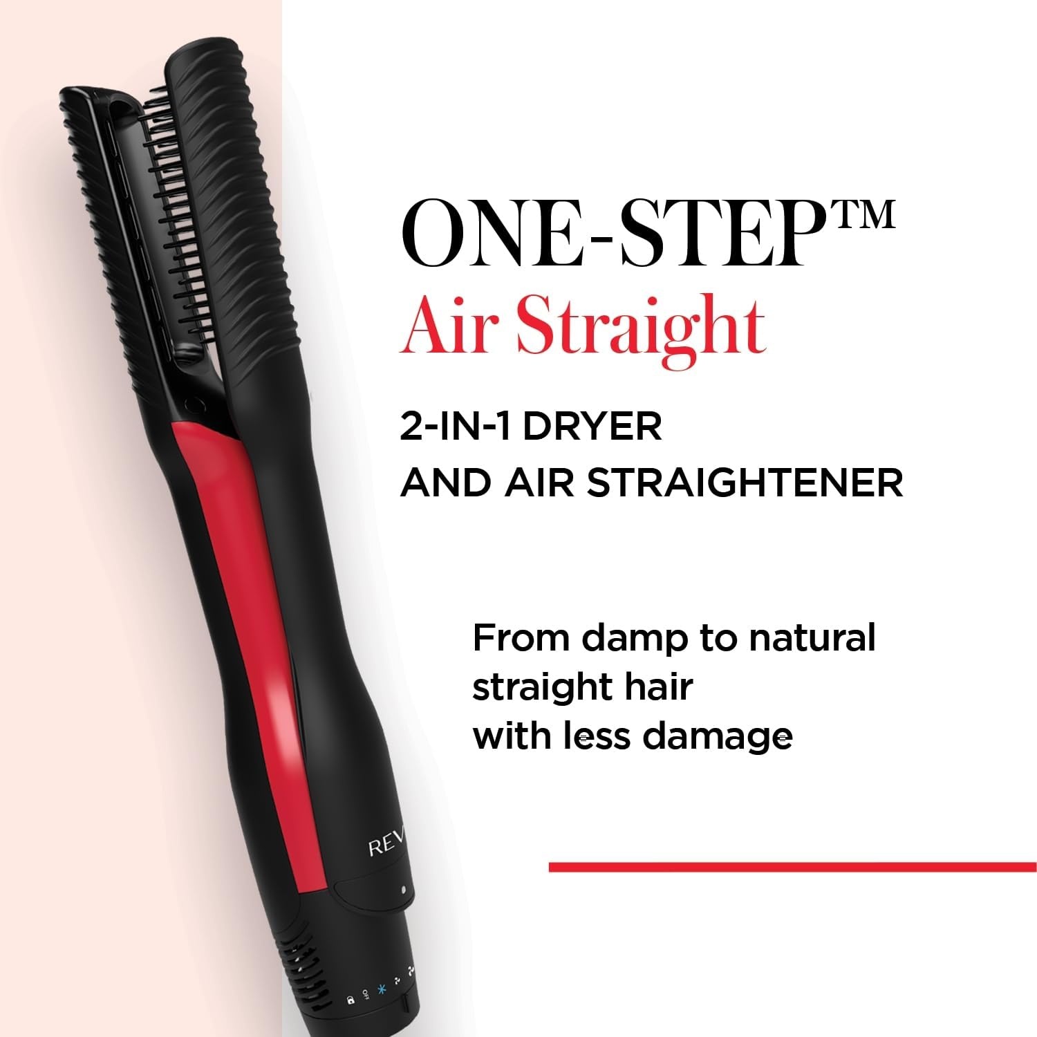 Revlon One Step 2-in-1 Hair Dryer & Straightener - RVDR53330UK