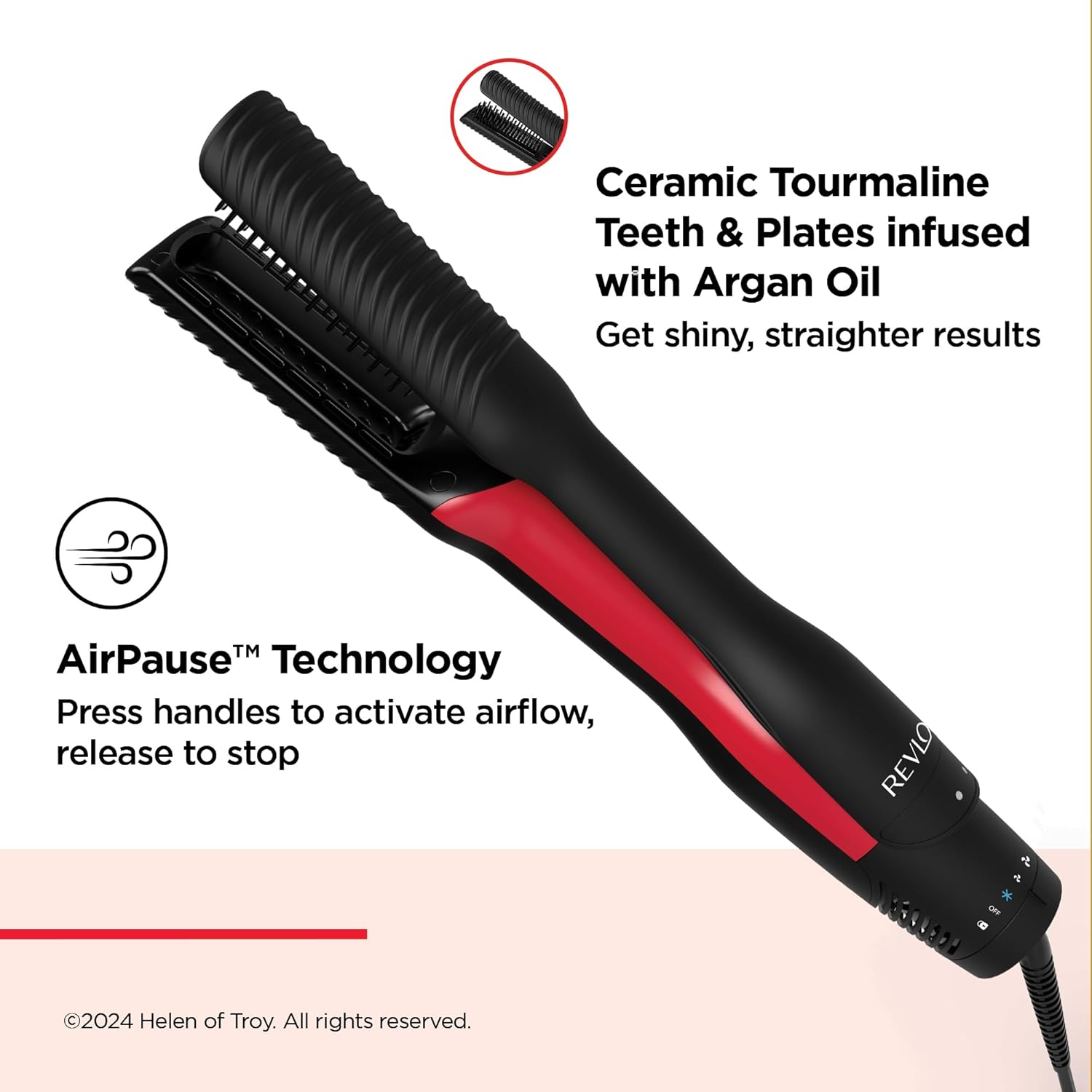Revlon One Step 2-in-1 Hair Dryer & Straightener - RVDR53330UK
