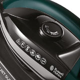 Russell Hobbs Quiet Super Steam Generator Iron - 24450 | Black/Green