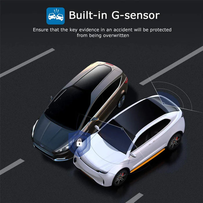 Cámara de salpicadero Orskey S800 1080P Full HD con doble cámara delantera y trasera