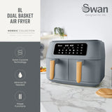 Swan Nordi Dual 8L 13in1 Air Fryer | SD10410