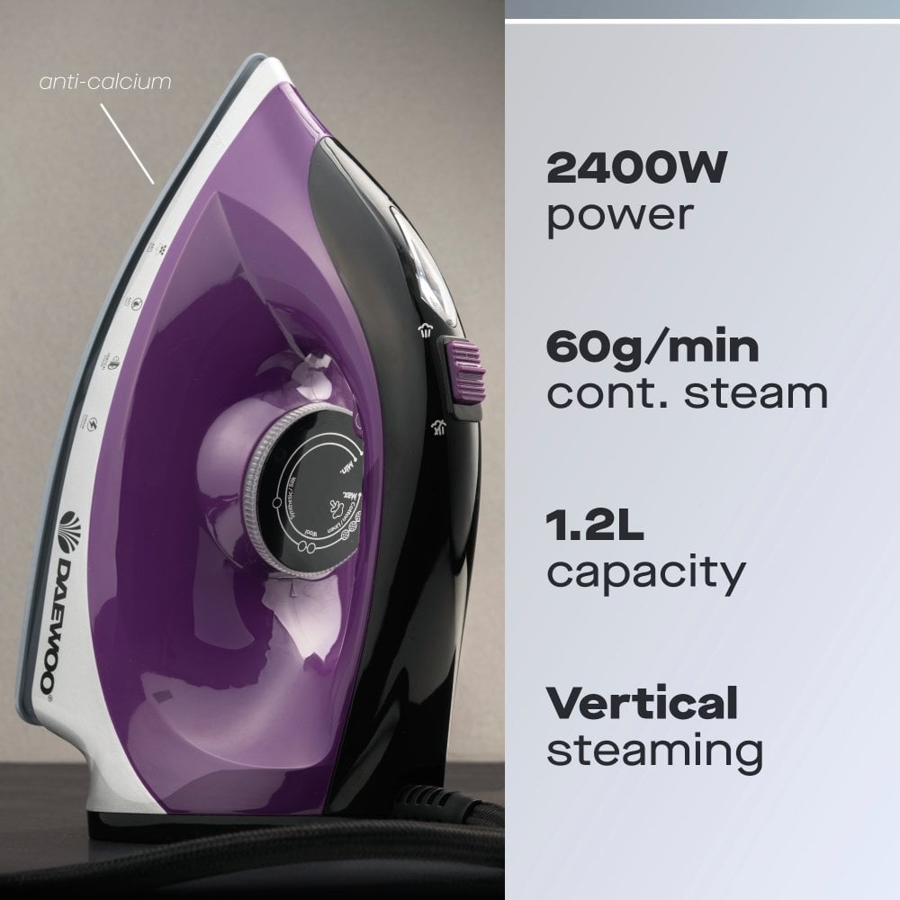 Daewoo 1.2L Steam Generator Iron - SDA1589GE