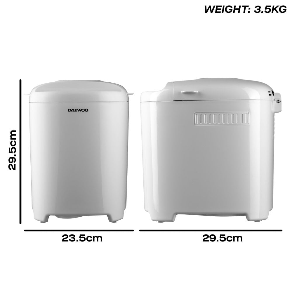 Daewoo 2lb Bread Maker Machine 11 Programs 700/900g Timer - SDA2849GE