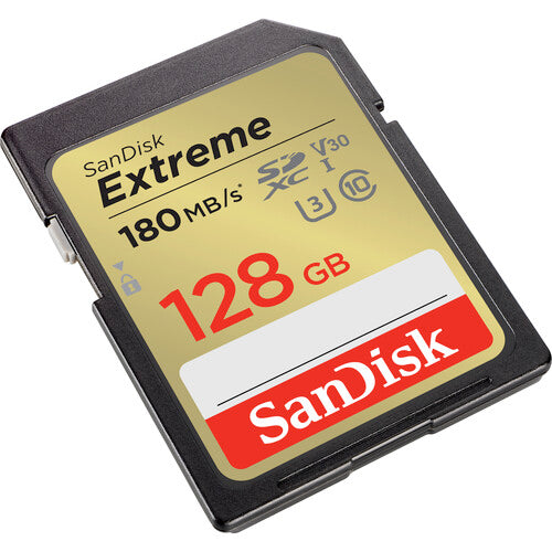 SanDisk 128GB Extreme SD UHS-I Card - SDSDXVA-128G-GNCIN