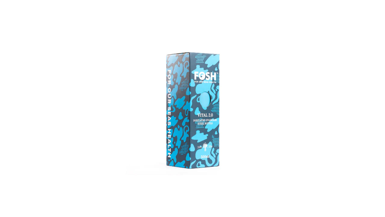 Botella reutilizable térmica Fosh Vital 2.0 de 500 ml, Pacific