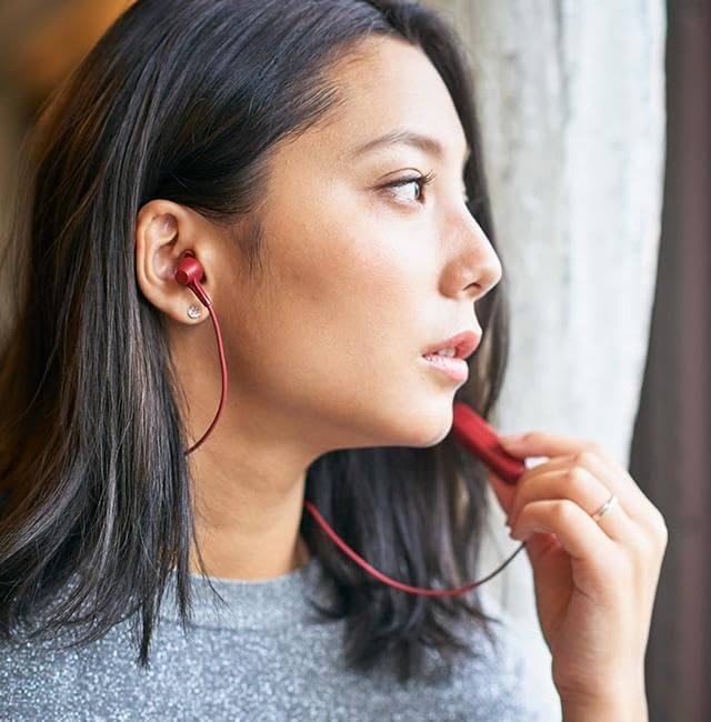 Pioneer In-Ear Buds Bluetooth Wireless Stereo Headphones - Red | SEC4BT