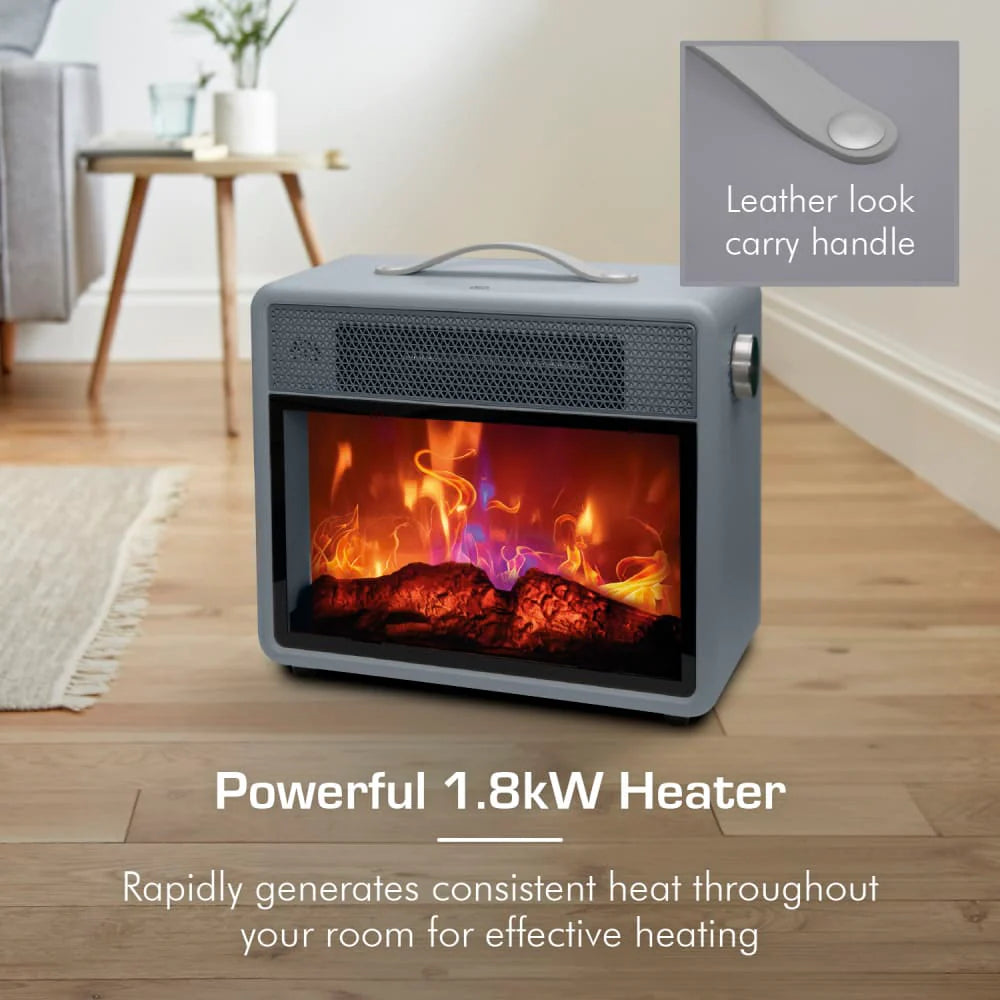 Swan 1.8kW Retro Flame Effect Heater | SH27034