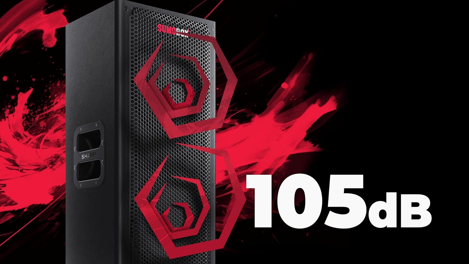 Enceinte Bluetooth haute puissance Sharp SumoBox - CP-LS100