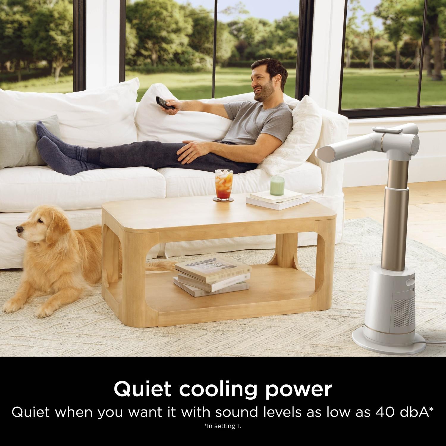 Shark TurboBlade High-Speed Multi-Directional Cooling Fan System - White - TFS200