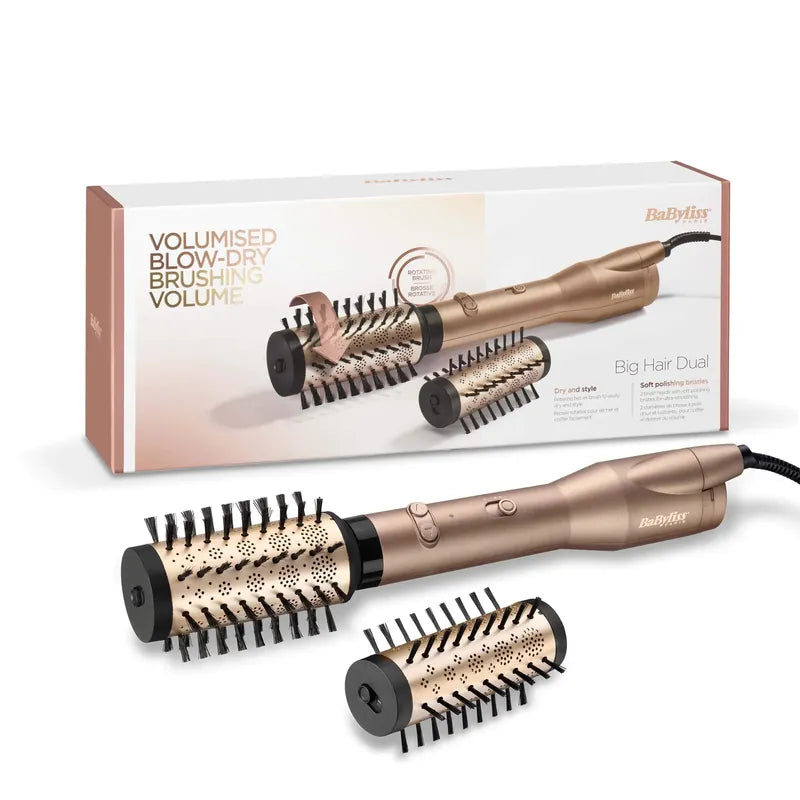 BaByliss Big Hair Dual Rotary Blower Brush for Volume - AS952E