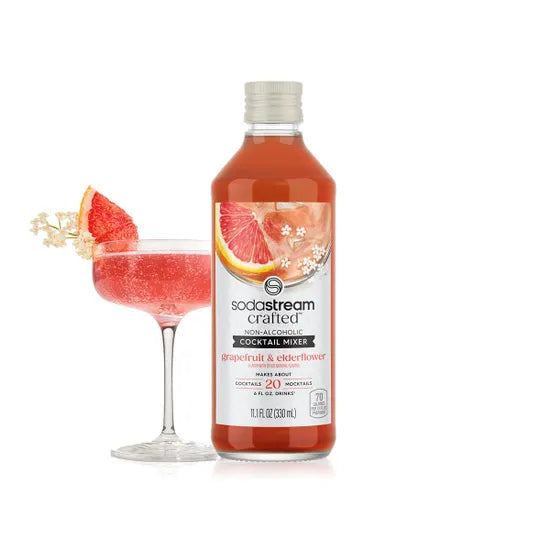 Sodastream Crafted Mixers - Grapefruit & Elderflower - 330ml