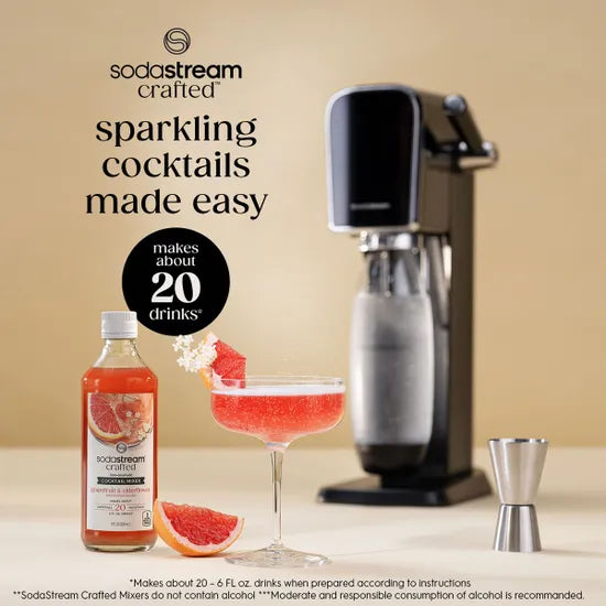 Sodastream Crafted Mixers - Grapefruit & Elderflower - 330ml