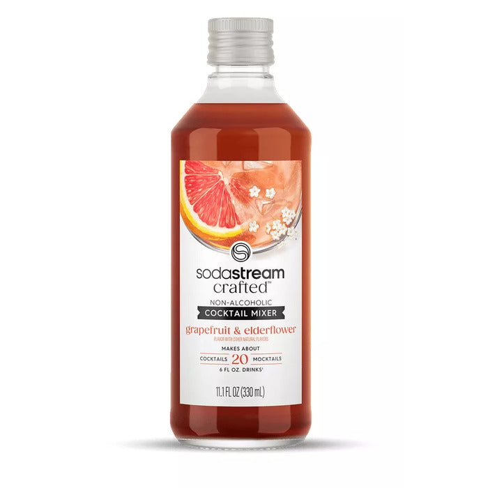Sodastream Crafted Mixers - Grapefruit & Elderflower - 330ml