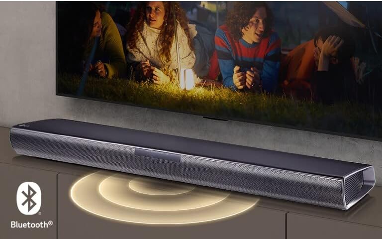 Barra de sonido Bluetooth LG con subwoofer inalámbrico - SQC1