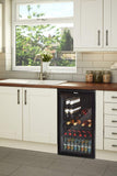 Swan 80L Black Undercounter Fridge - SR12030BN