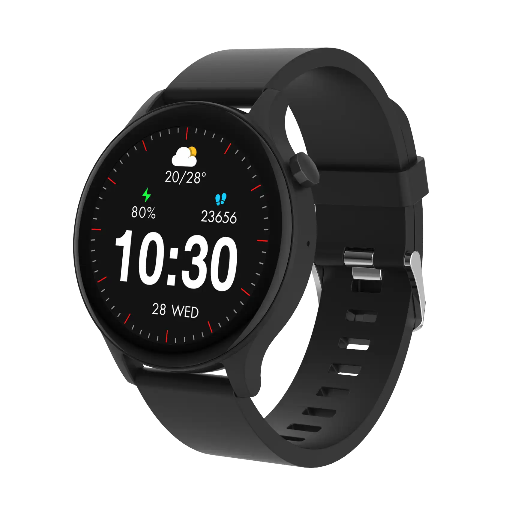 Denver Bluetooth Smart Watch / Heartrate, Blood Pressure & Oxygen Sensor - SWC-338B