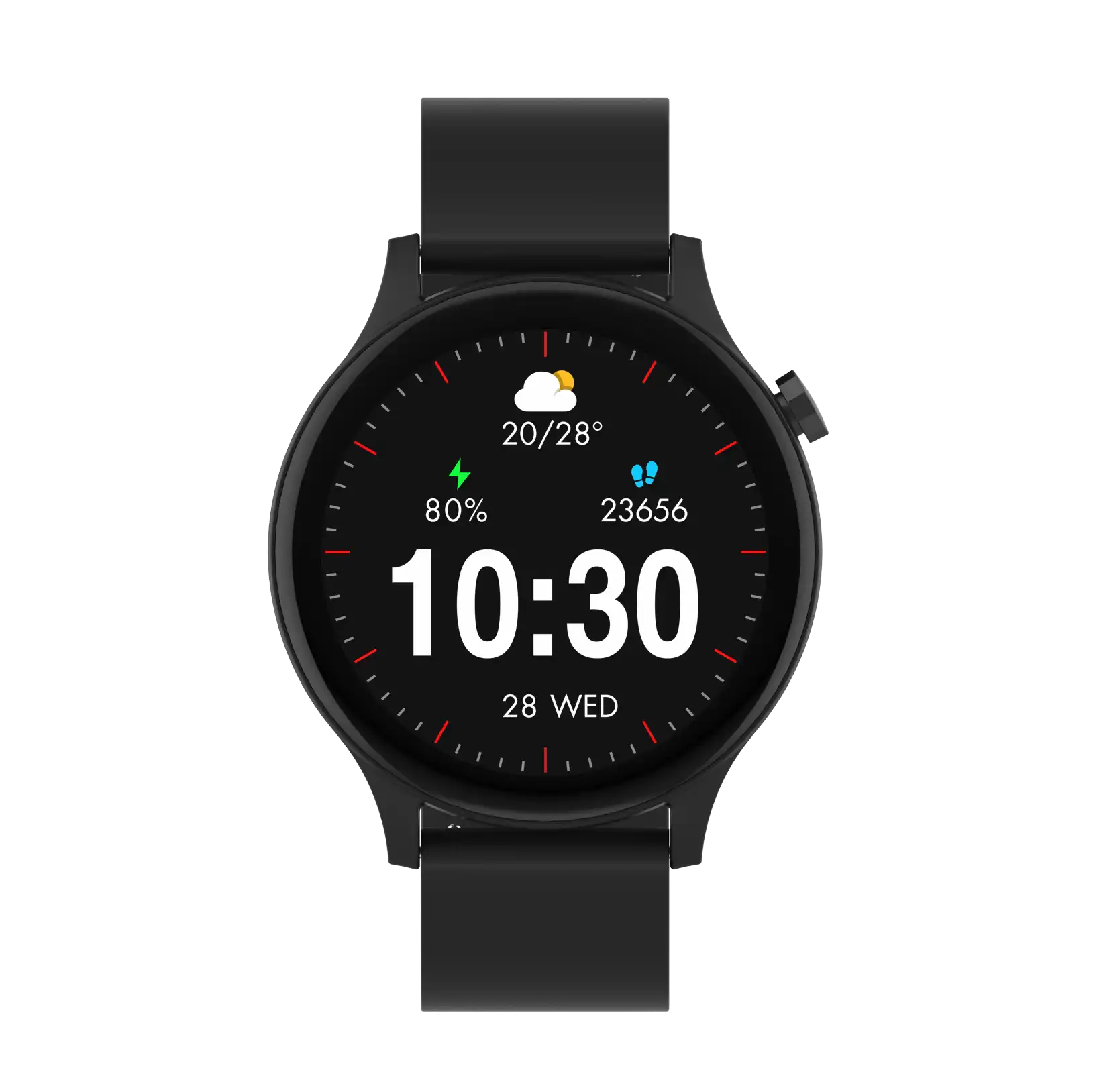 Denver Bluetooth Smart Watch / Heartrate, Blood Pressure & Oxygen Sensor - SWC-338B