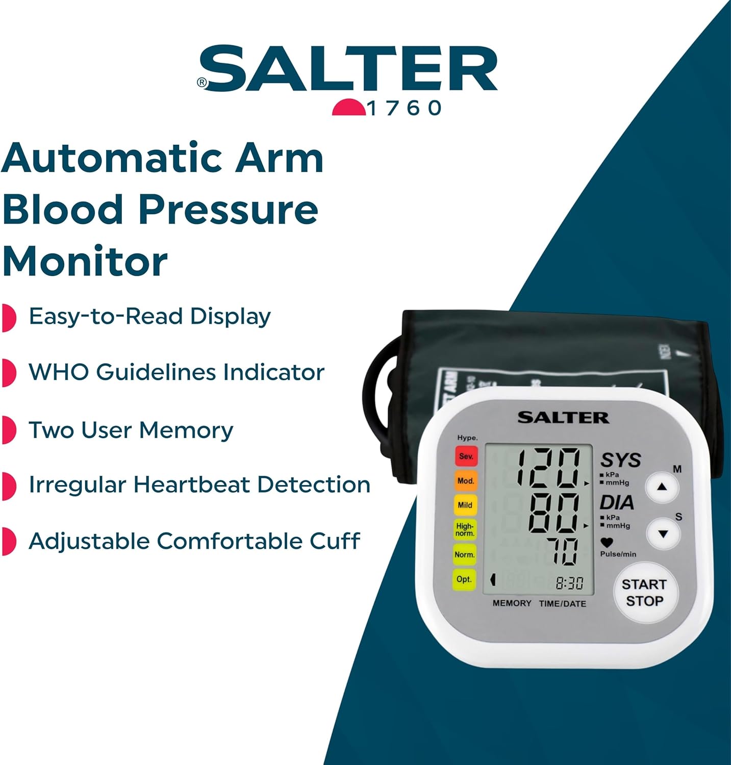 Salter Automatic Arm Blood Pressure Monitor