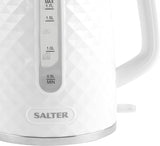 Salter Glacier Electric Kettle 1.7L Capacity - White - EK5574WHT