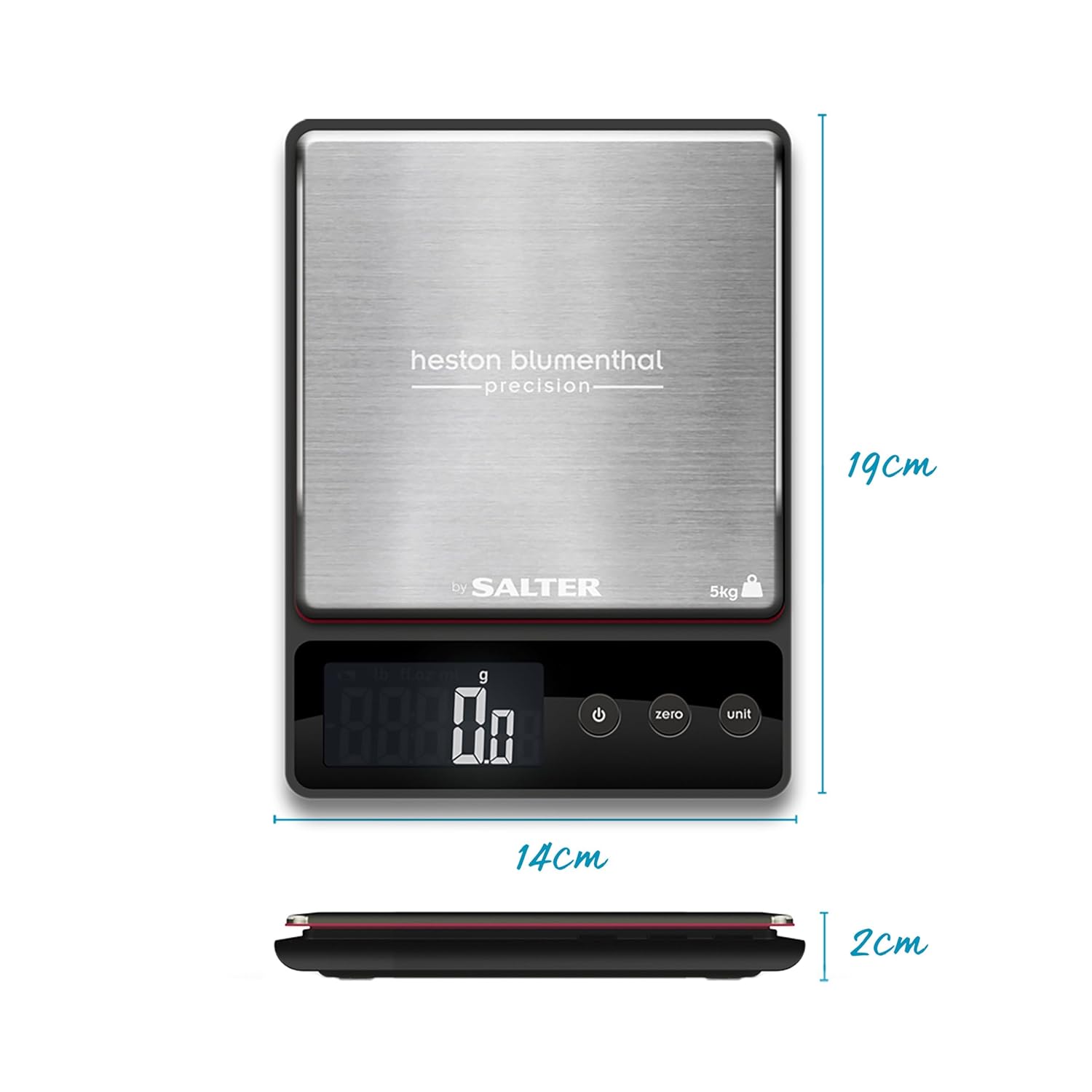 Salter Heston Blumenthal Precision Digital Kitchen Scale - 1140A
