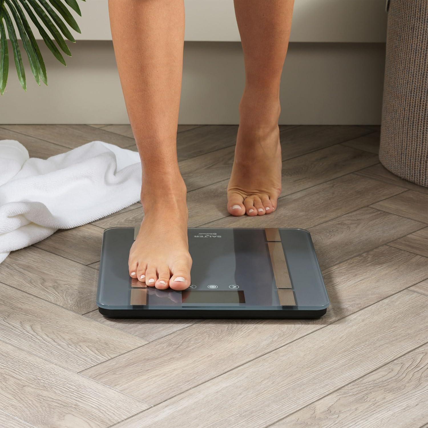 Salter Smart Bluetooth Bathroom Scale – Grey