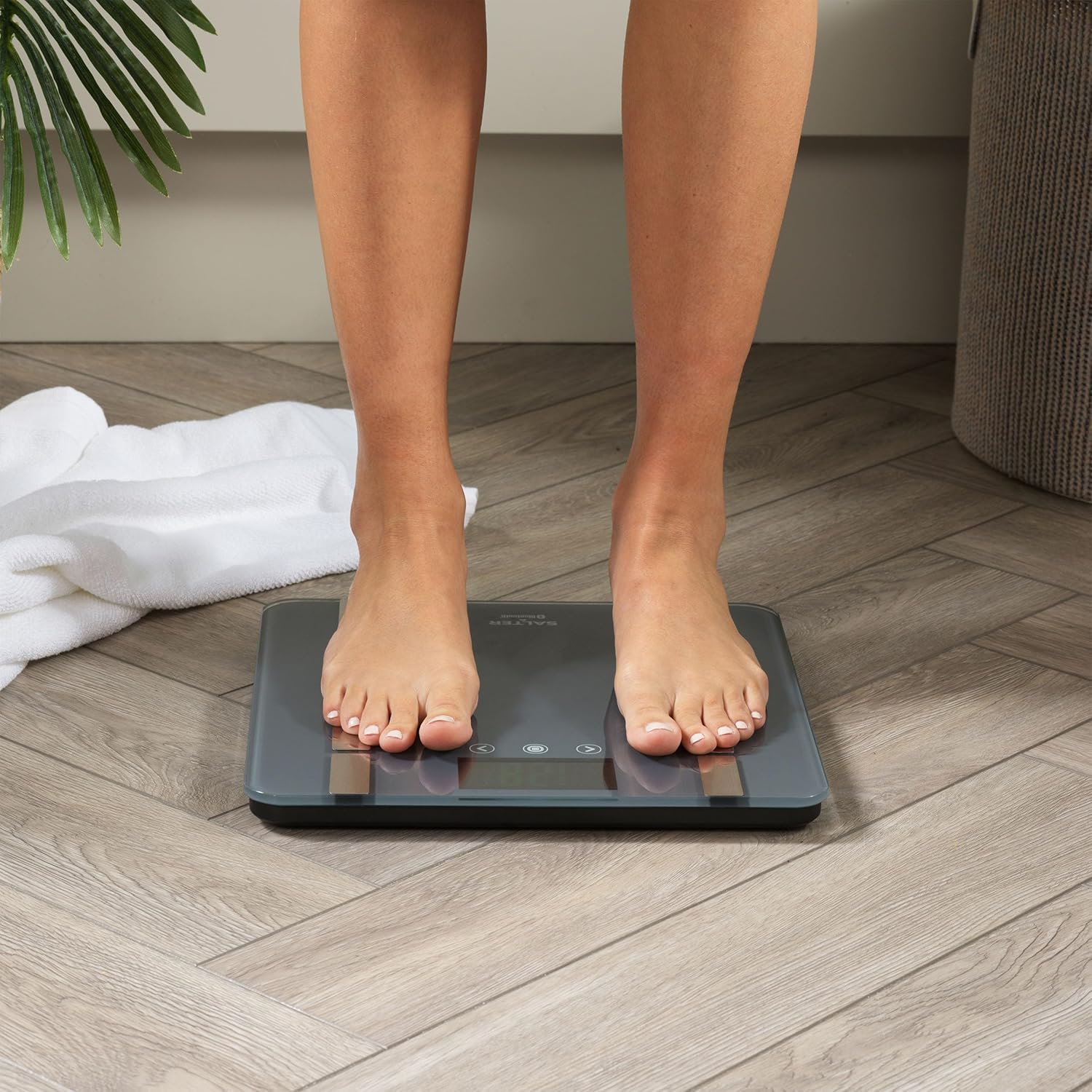 Salter Smart Bluetooth Bathroom Scale – Grey