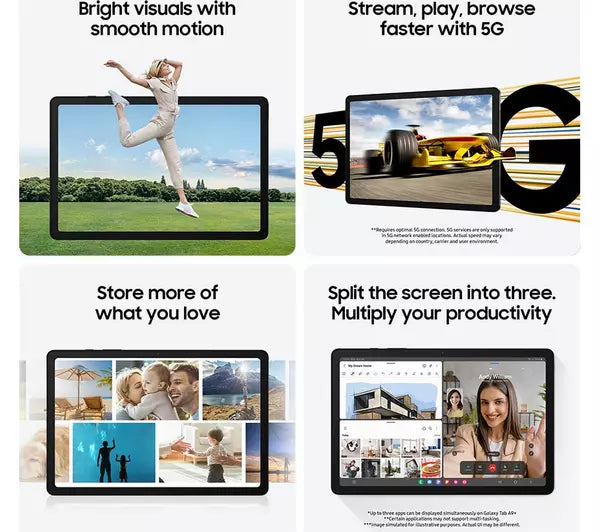 Tableta Samsung Galaxy A9+ con wifi de 4 GB/64 GB 