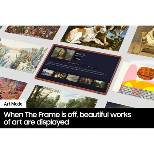 Samsung The Frame LS03 65" 4K HDR Smart QLED TV - TQ65LS03BGUXXC