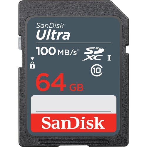 Tarjeta de memoria SanDisk Ultra SDXC UHS-I de 64 GB - SDSDUNR-064G-GN3IN