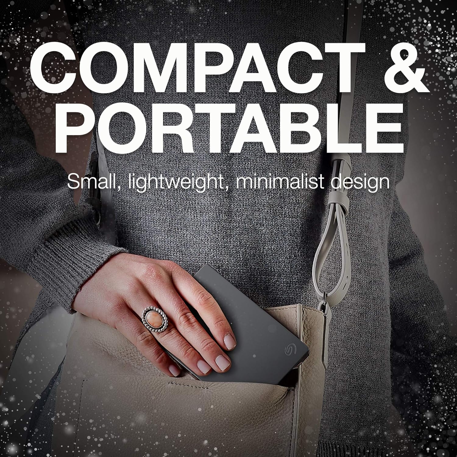 Disco duro externo básico Seagate de 2 TB con USB 3.0 