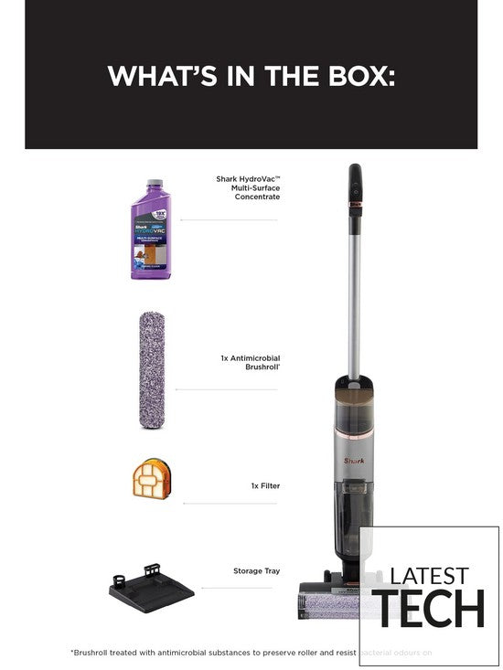 Shark HydroVac Cordless Hard Floor Cleaner - WD210UK