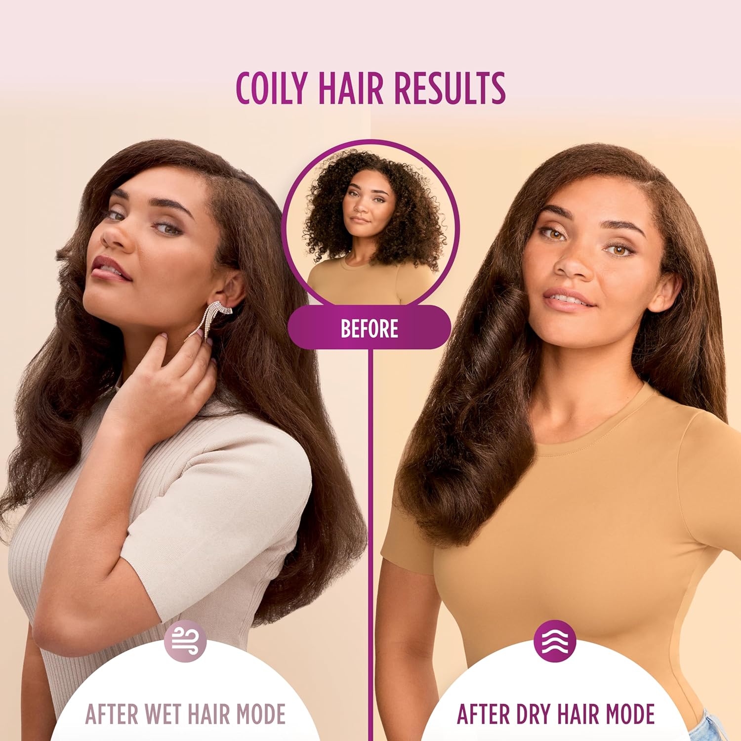 Shark SmoothStyle Hot Brush & Smoothing Comb - HT202UK