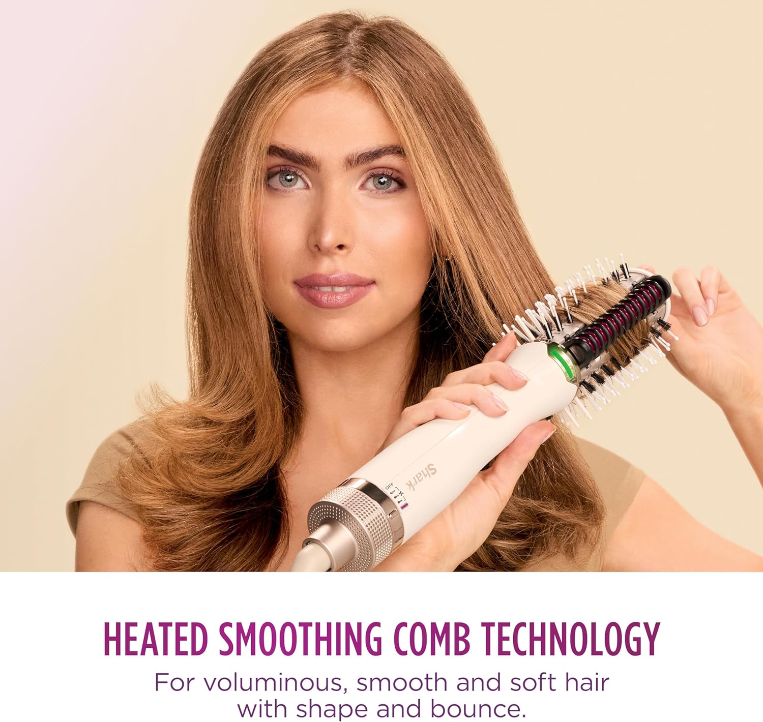 Shark SmoothStyle Hot Brush & Smoothing Comb - HT202UK