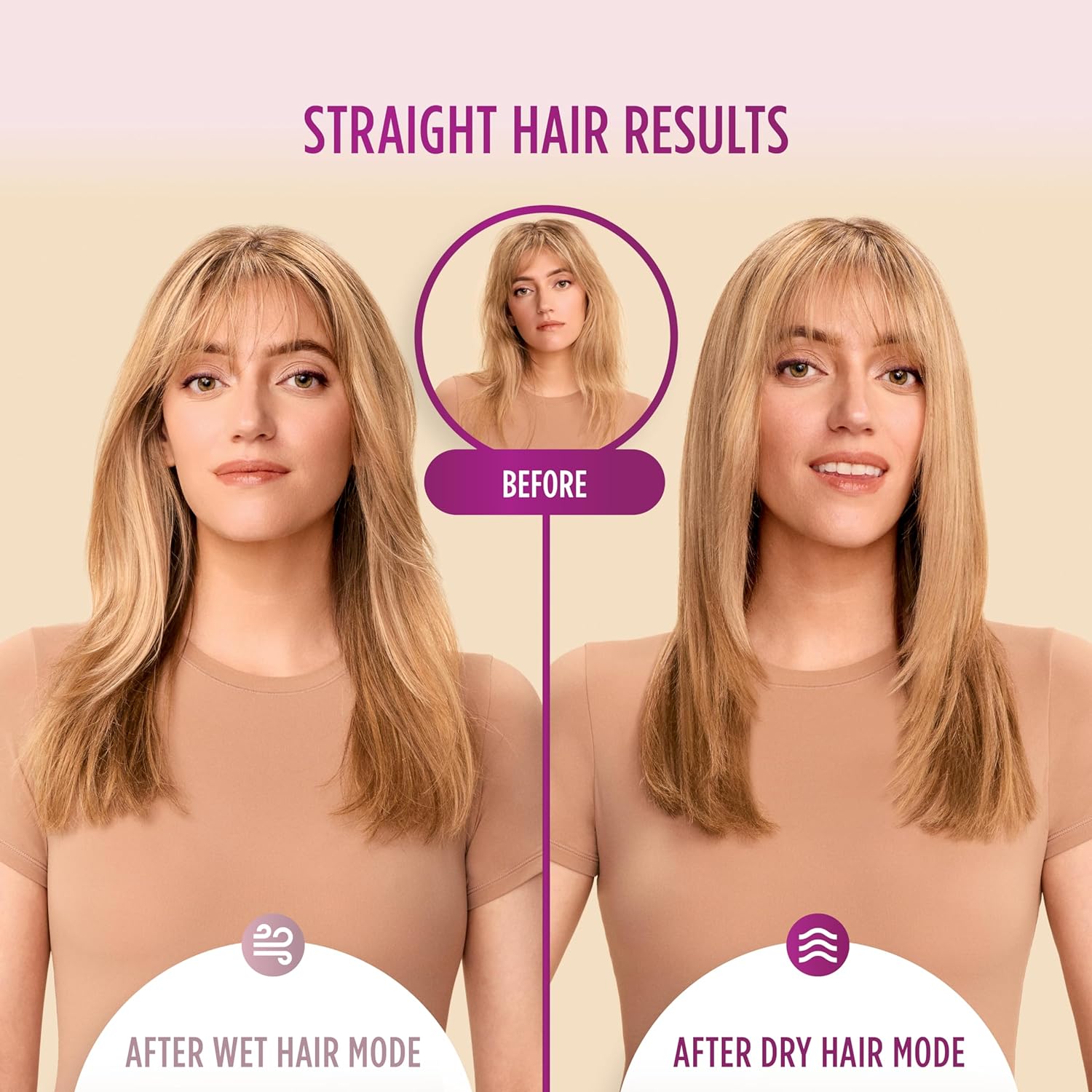 Shark SmoothStyle Hot Brush & Smoothing Comb - HT202UK