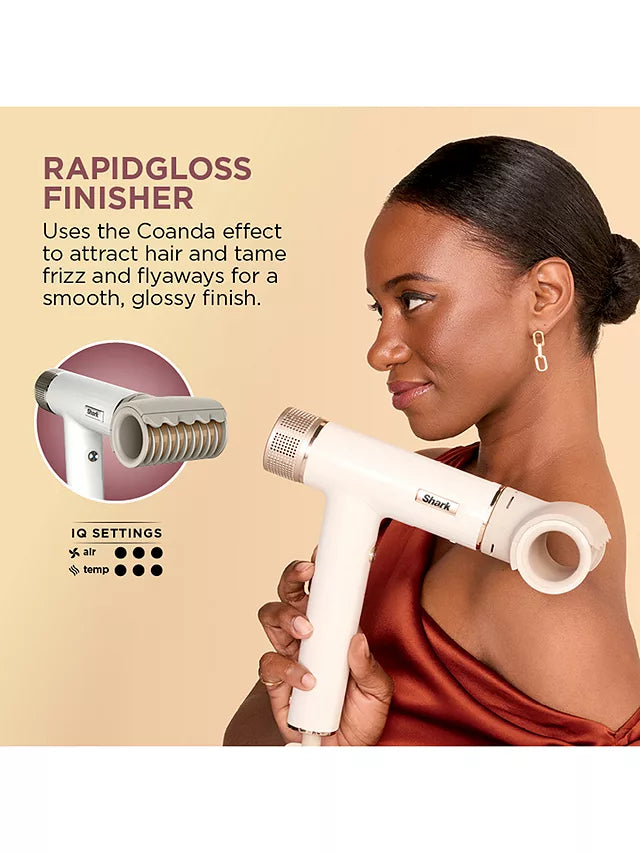 Secador de pelo Shark SpeedStyle 3 en 1 para cabello rizado y encrespado - HD332UK