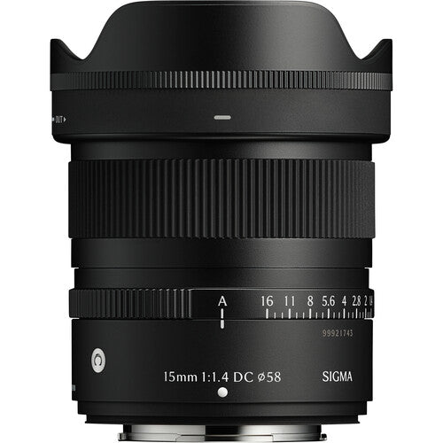 Sigma 15mm f/1.4 DC Contemporary Lens for Fujifilm X Mount