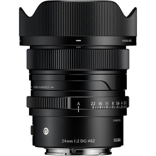Sigma 24mm f/2 DG Contemporary Lens For Sony E - Black